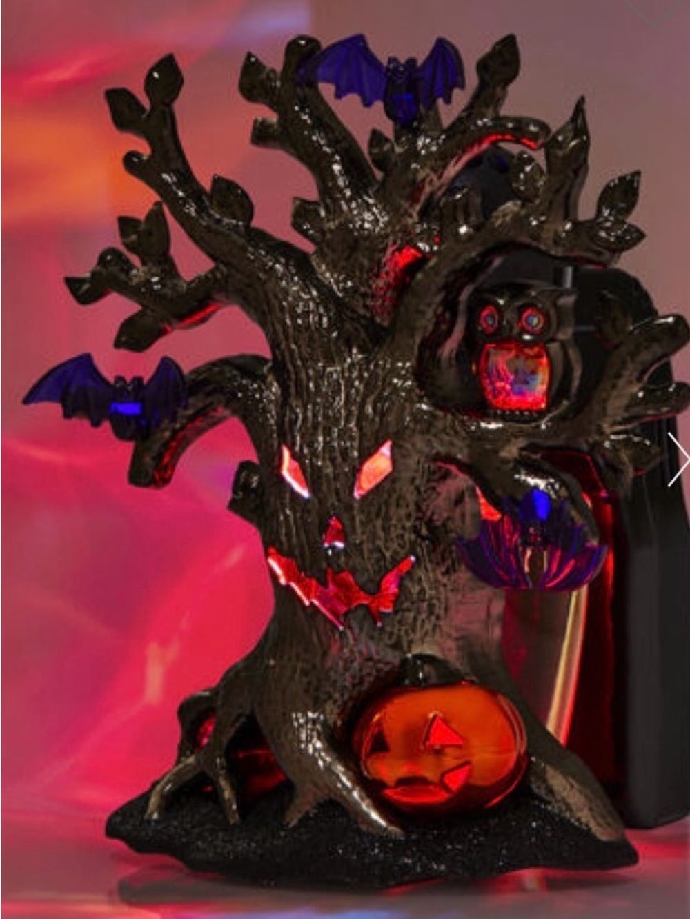 Bath Body Works Halloween Monster Tree wildflower Plug Purple Bats Pumpkin NWT